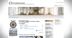 Desktop Screenshot of krustpilsbaznica.lv
